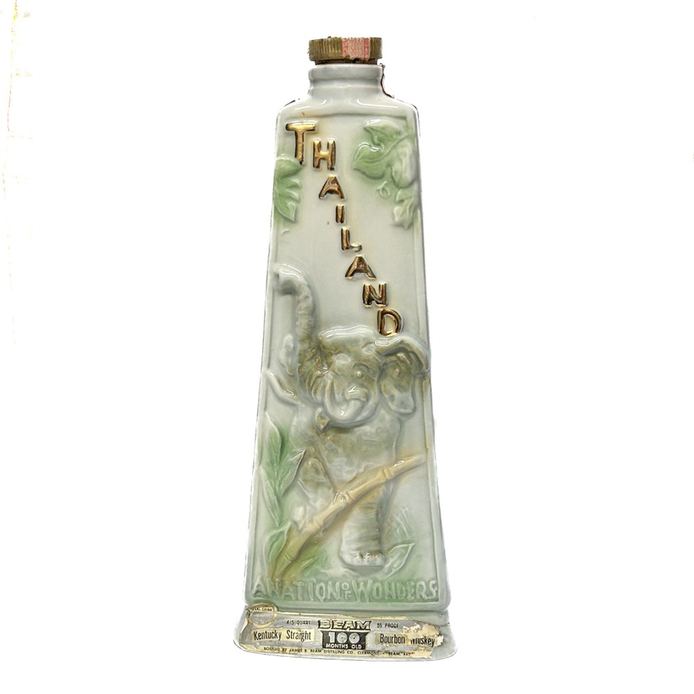 Vintage 1969 Jim Beam Thailand A Nation of Wonders Decanter